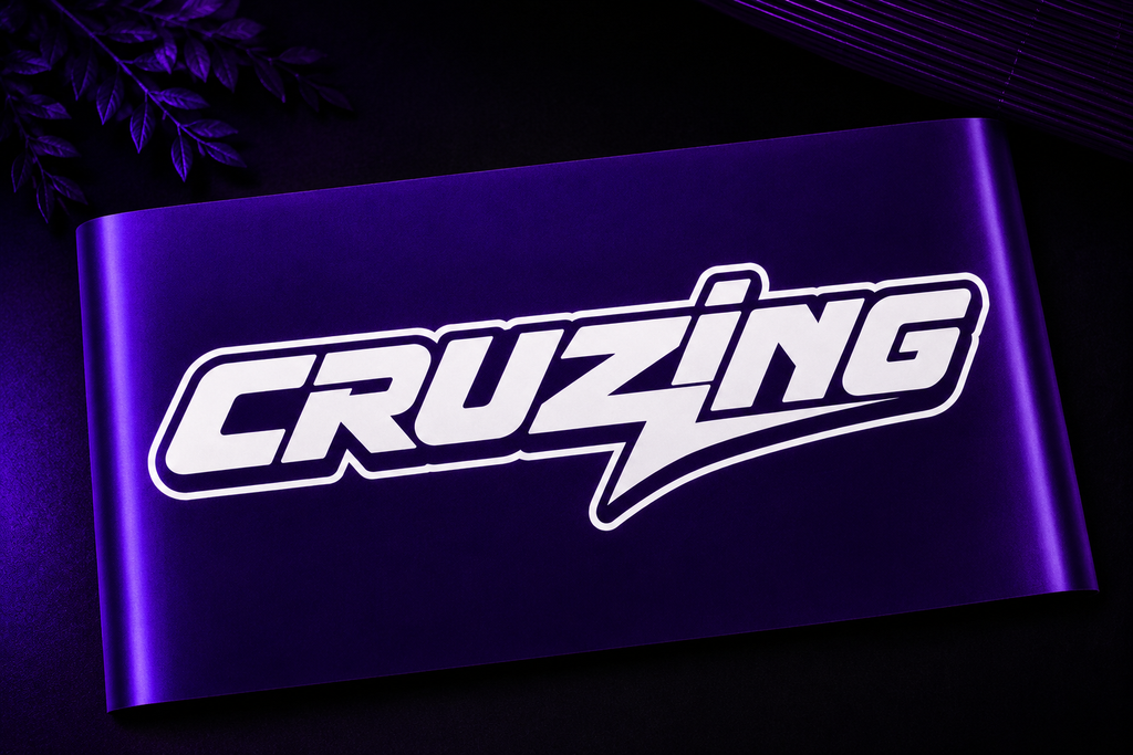 Cruzing Windshield Banner Universal Front