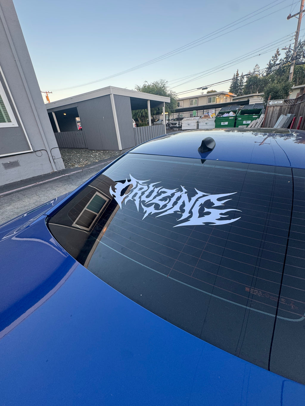 CRUZING Heavy Metal Windshield Banner