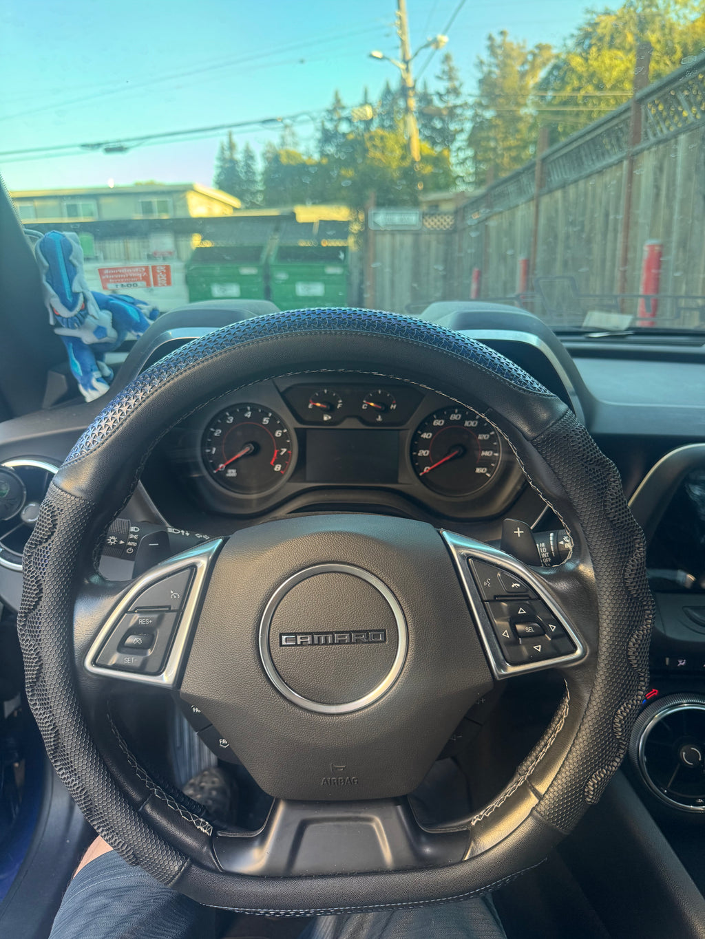 CRUZING Premium D-Shape Steering Wheel Cover