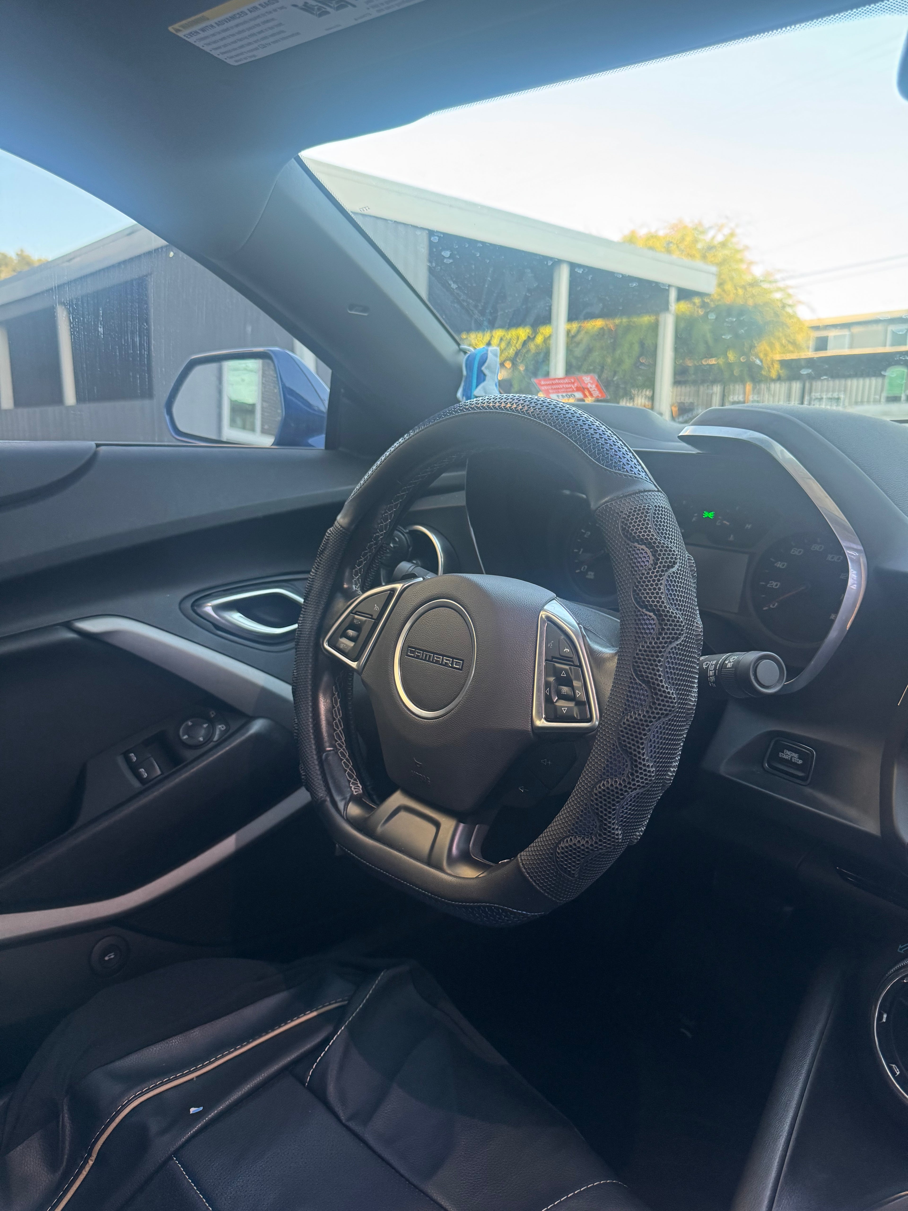 CRUZING Premium D-Shape Steering Wheel Cover