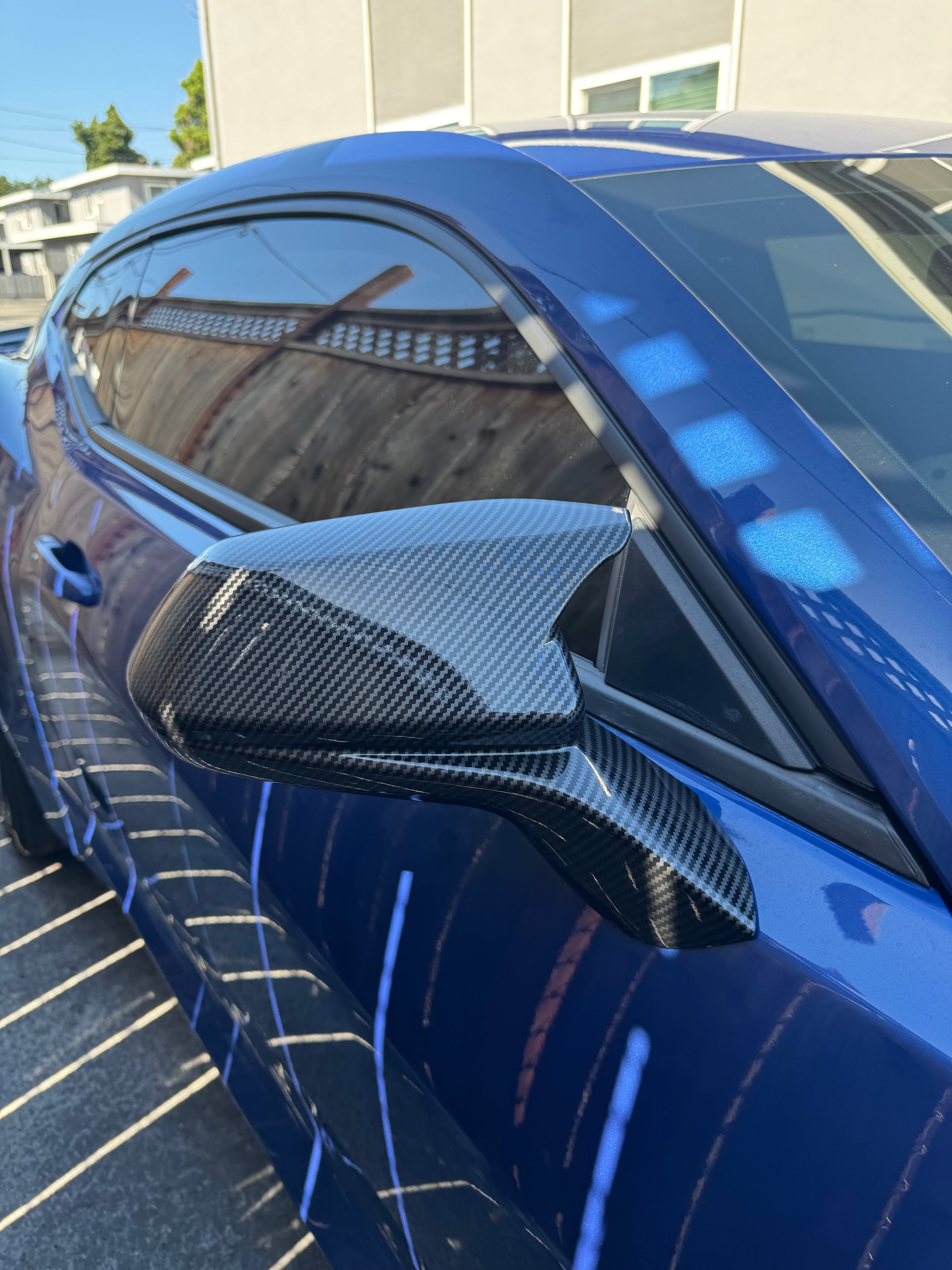 Carbon Fiber Mirror Caps — Chevrolet Camaro (2016-2024)