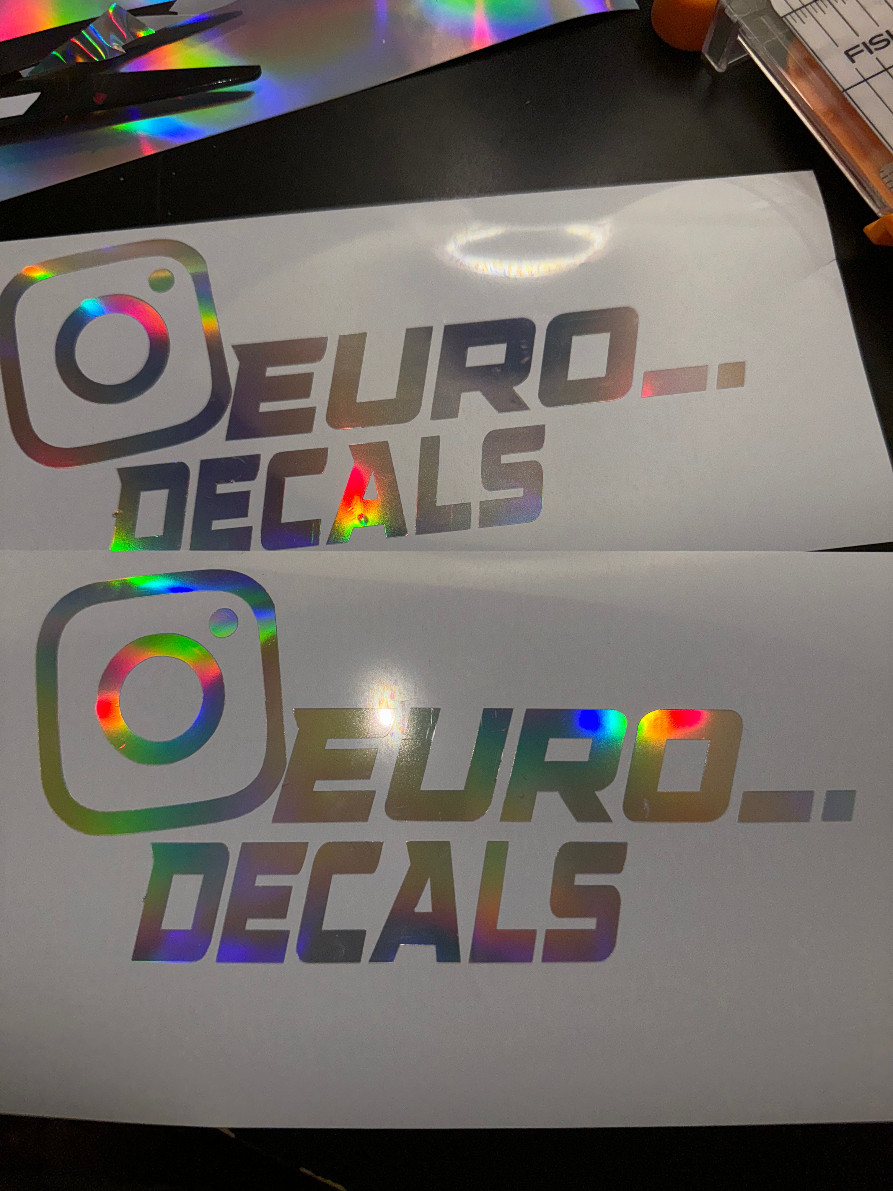 Custom Social Media Handle Vinyl Decal | Personalized Car, Truck & Window Sticker🎨