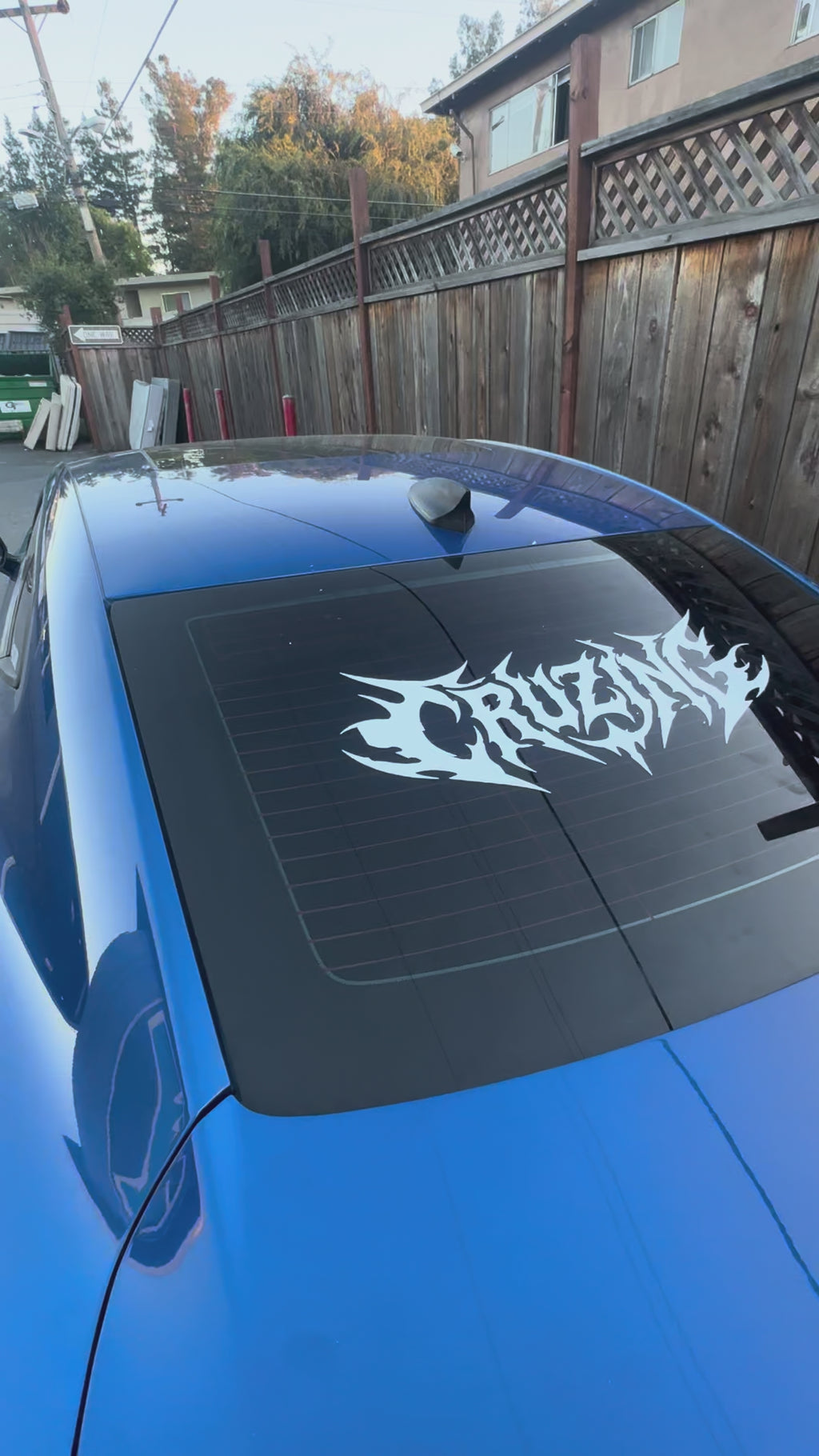 CRUZING Heavy Metal Windshield Banner