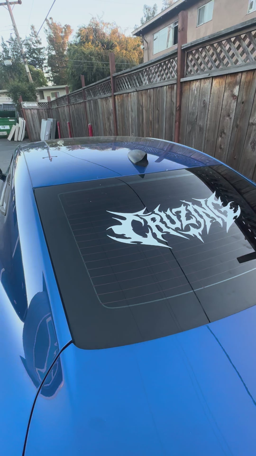 CRUZING Heavy Metal Windshield Banner